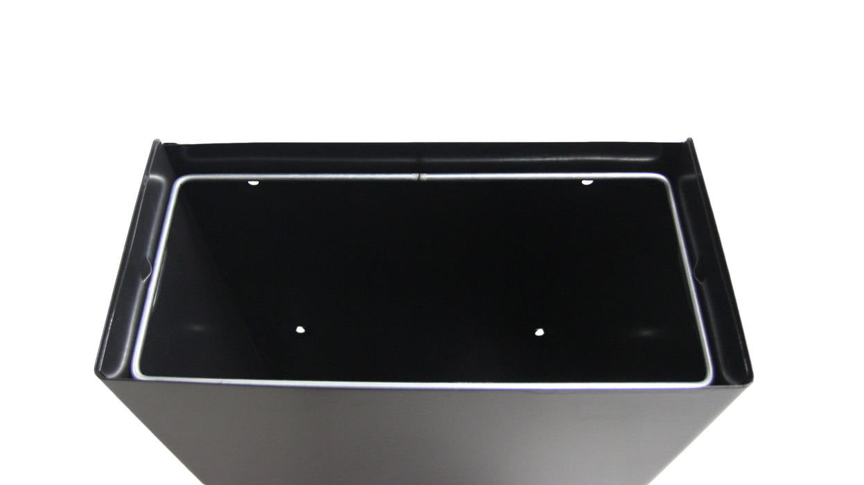 Frost 303 Wall Mounted Waste Receptacle, Matte Black