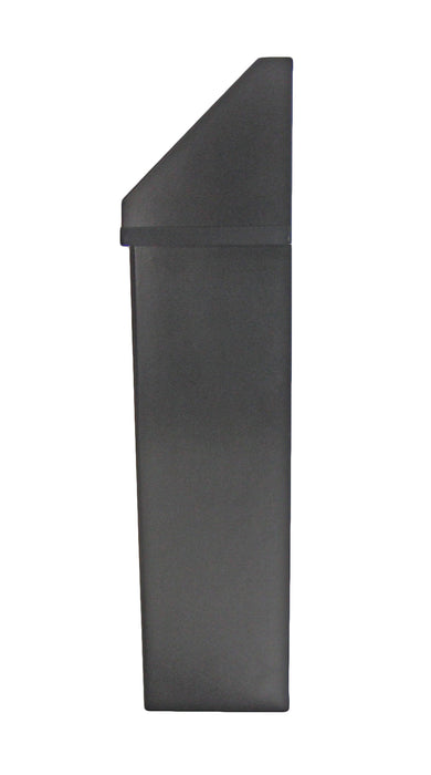 Frost 303 Wall Mounted Waste Receptacle, Matte Black