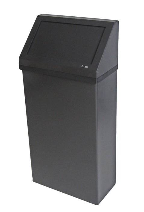 Frost 303 Wall Mounted Waste Receptacle, Matte Black