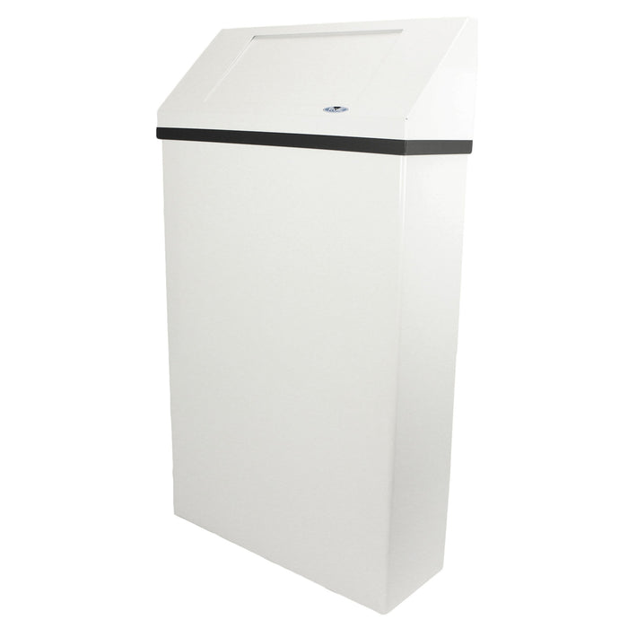 Frost 304 Wall Mounted Waste Receptacle, White