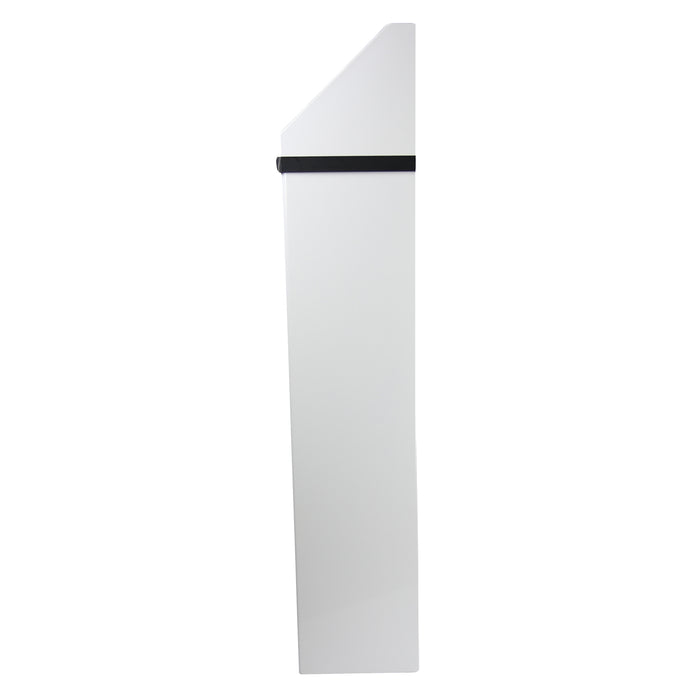 Frost 304 Wall Mounted Waste Receptacle, White