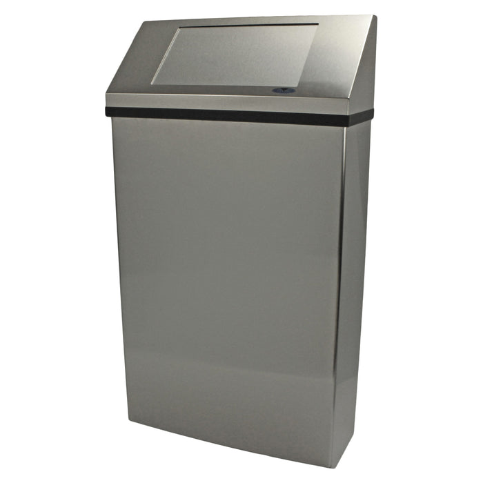 Frost 304 Wall Mounted Waste Receptacle, Stainless Steel