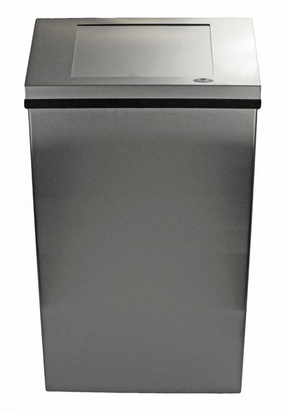 Frost 304 Wall Mounted Waste Receptacle, Stainless Steel