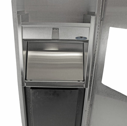 Frost 400 Stainless Steel Combination Towel Dispenser/Disposal