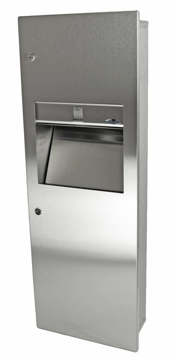 Frost 410 Stainless Steel Combination Towel Dispenser/Disposal