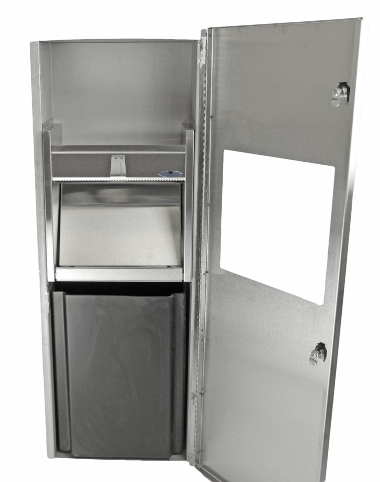 Frost 410 Stainless Steel Combination Towel Dispenser/Disposal