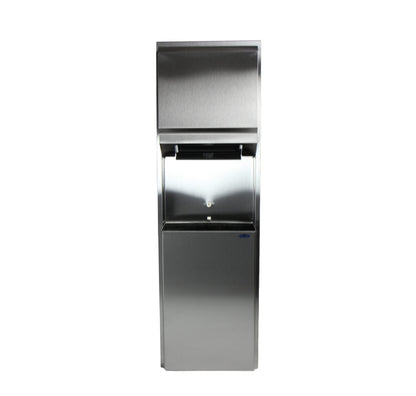 Frost 422 Stainless Steel Control Roll Combination Towel/Waste Receptacle