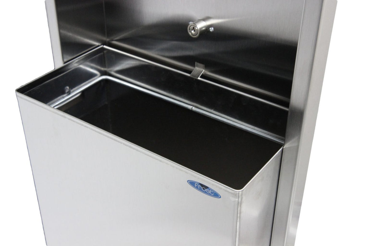 Frost 422 Stainless Steel Control Roll Combination Towel/Waste Receptacle