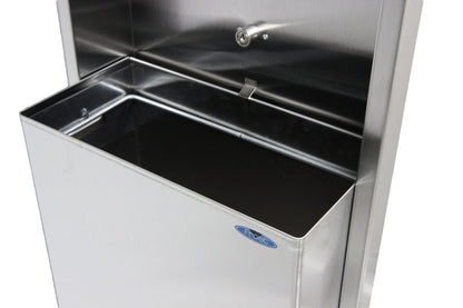 Frost 422 Stainless Steel Control Roll Combination Towel/Waste Receptacle