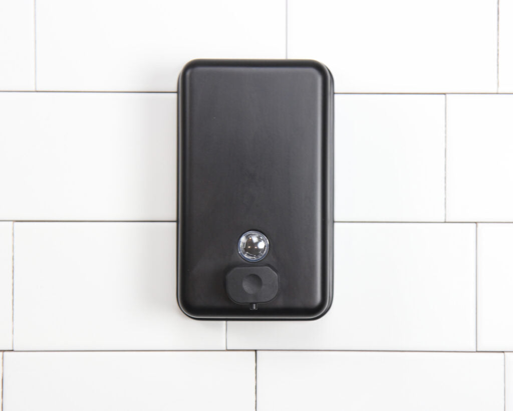 Frost 708-BLK Universal Tank Type Liquid Soap Dispenser, Matte Black