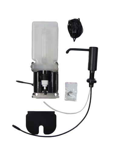 Frost 716-BLK Counter Mounted Automatic Liquid Soap/Sanitizer Dispenser, Matte Black