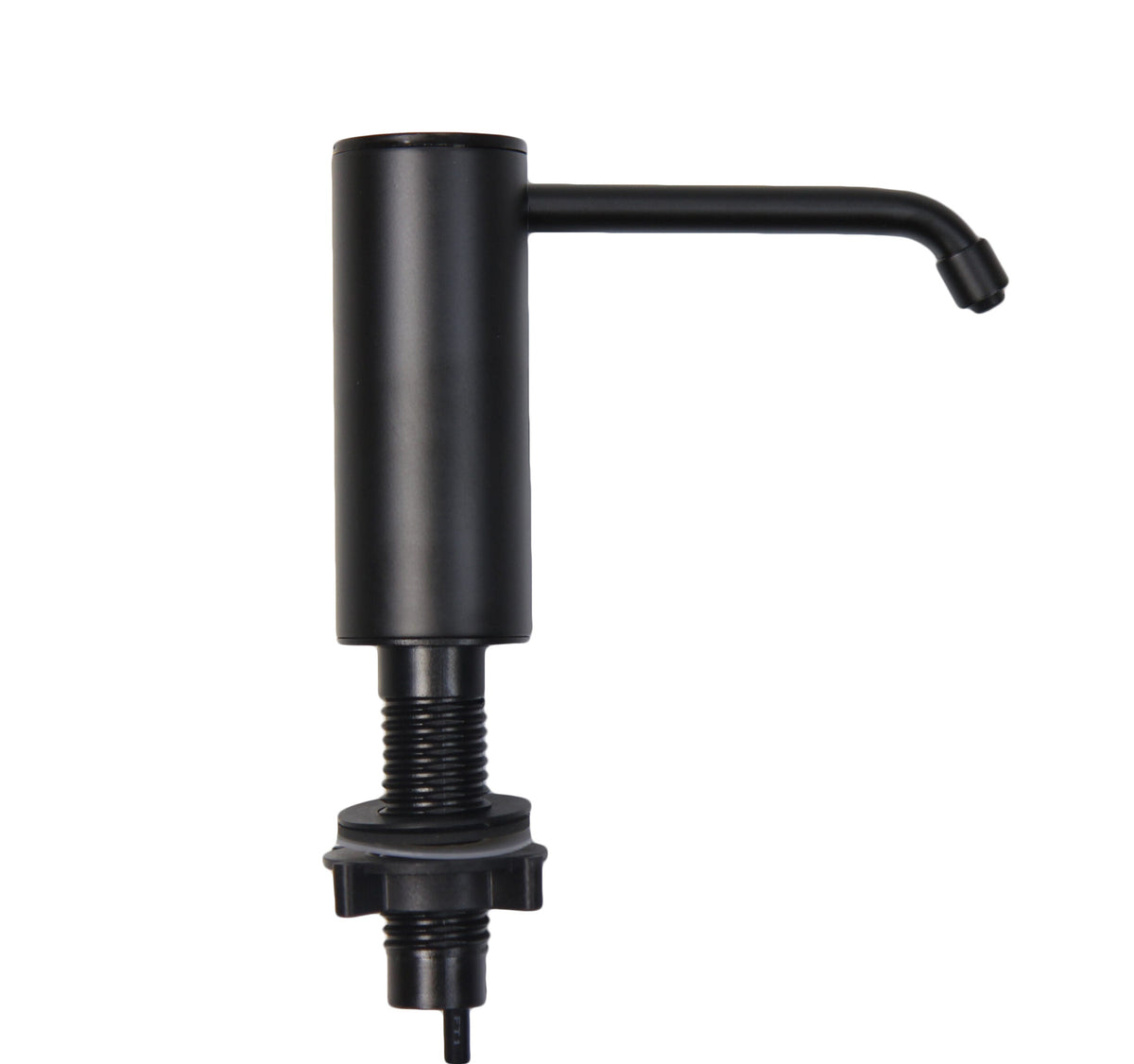 Frost 716-BLK Counter Mounted Automatic Liquid Soap/Sanitizer Dispenser, Matte Black