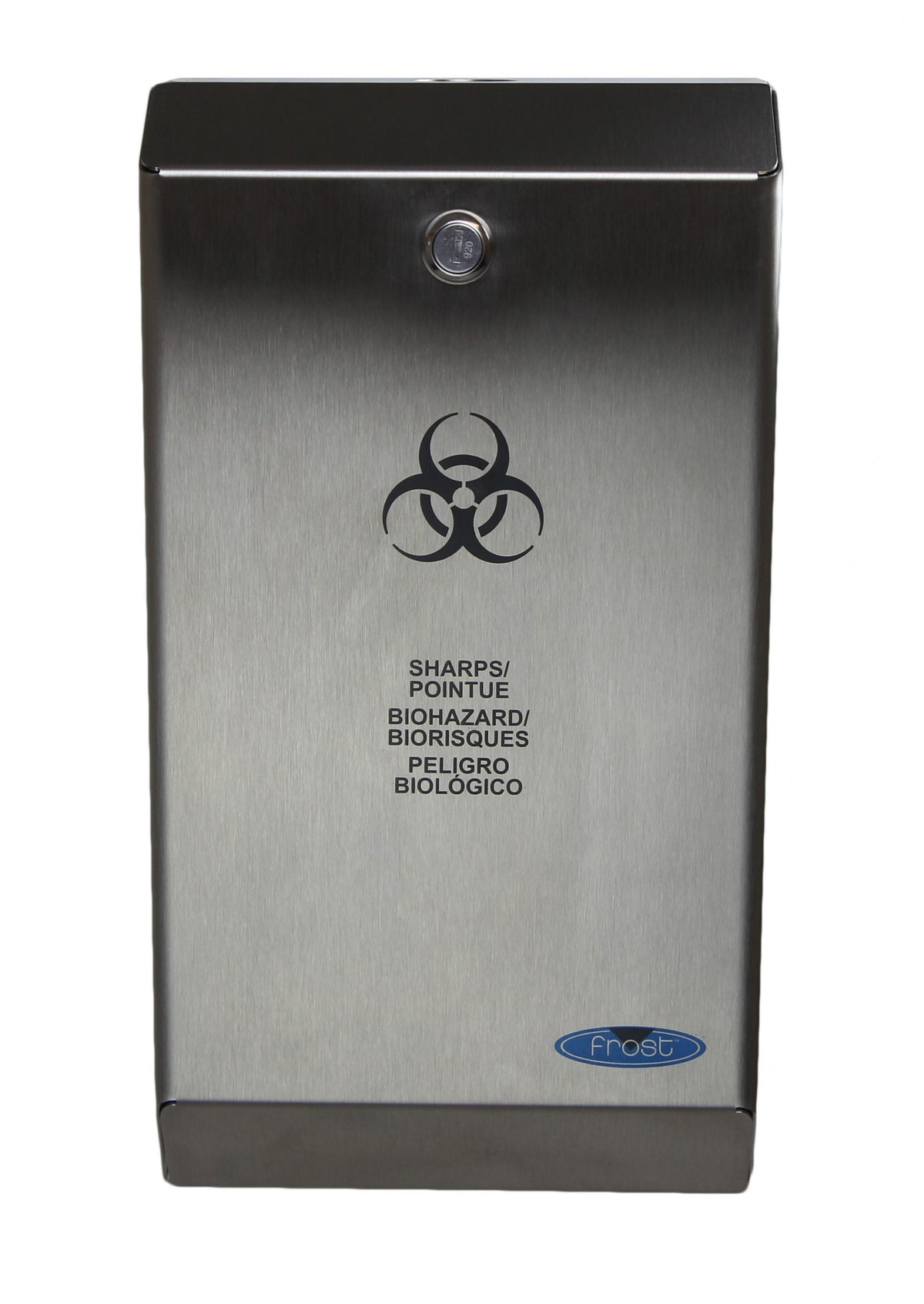 Frost 878 Biomedical Sharps Disposal, Stainless Steel