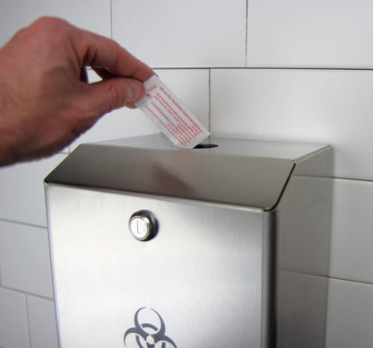Frost 878 Biomedical Sharps Disposal, Stainless Steel