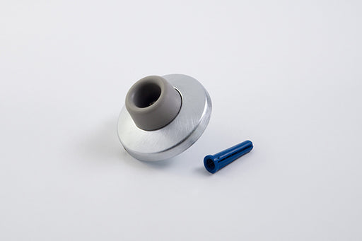 GSH 250B commercial wall stop with cylindrical rubber bumper and concealed back plate mounting