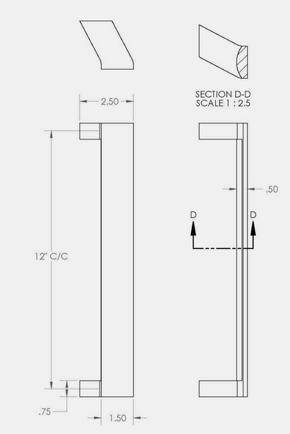 CBH 305 Ladder-Style Door Pull
