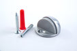 GSH 200 low rise commercial floor stop with mounting hardware