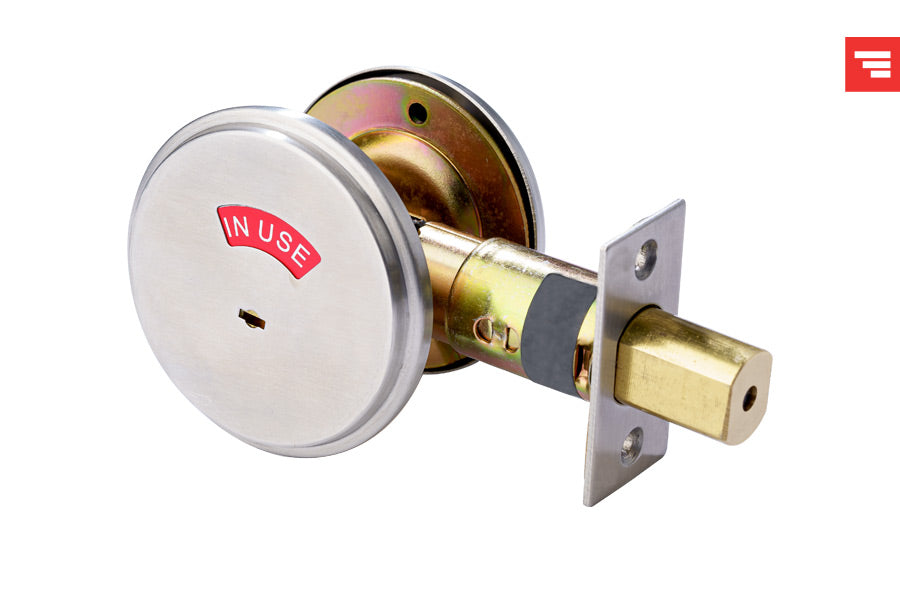 Lawrence Hardware LH571 Indicator Deadbolt | Satin Stainless Steel