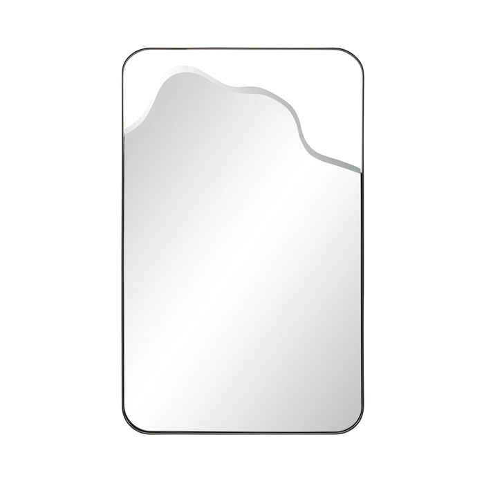 Miroir mural Sodalite Renwil – Cadre décoratif en fer couleur champagne