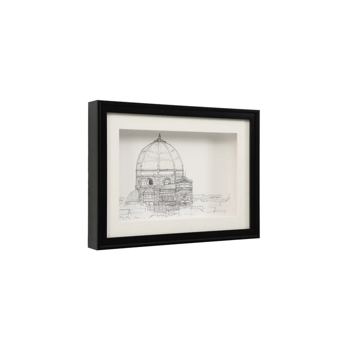 Renwil Chutney Framed Architectural Sketch