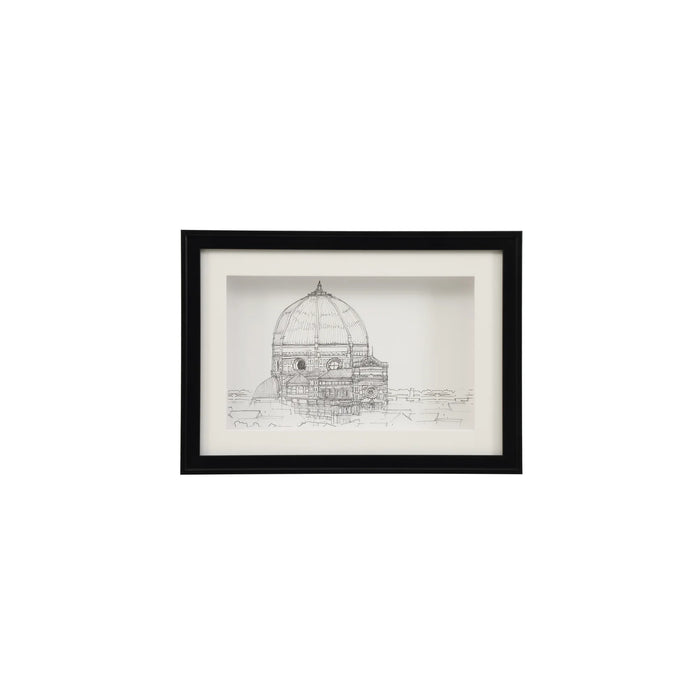 Renwil Chutney Framed Architectural Sketch