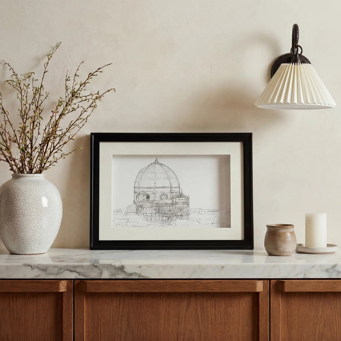 Renwil Chutney Framed Architectural Sketch