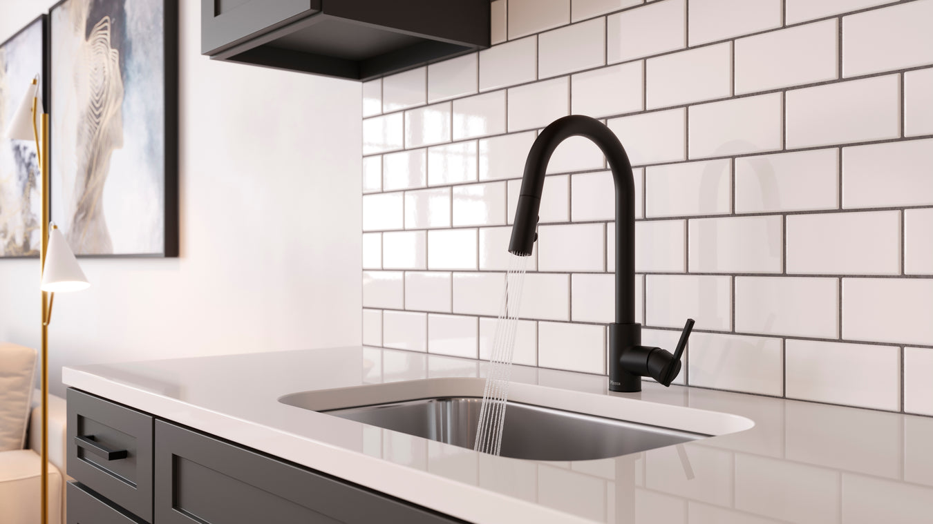 Brislin 1-Handle Pull-Down Kitchen Faucet - Pull-Down