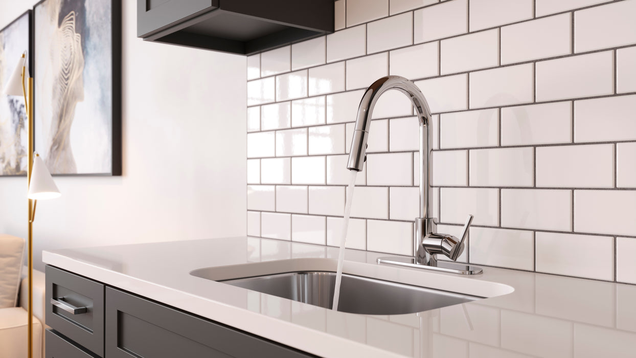 Brislin 1-Handle Pull-Down Kitchen Faucet - Pull-Down