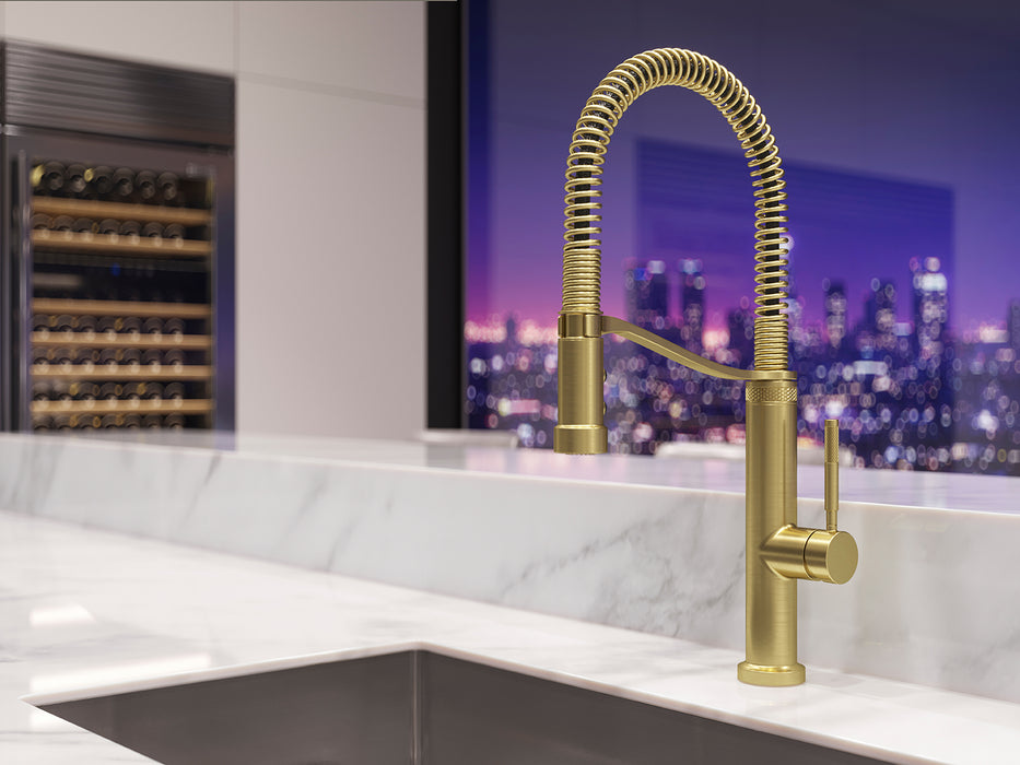 Bruton 1-Handle Pull-Down Kitchen Faucet - Pull-Down