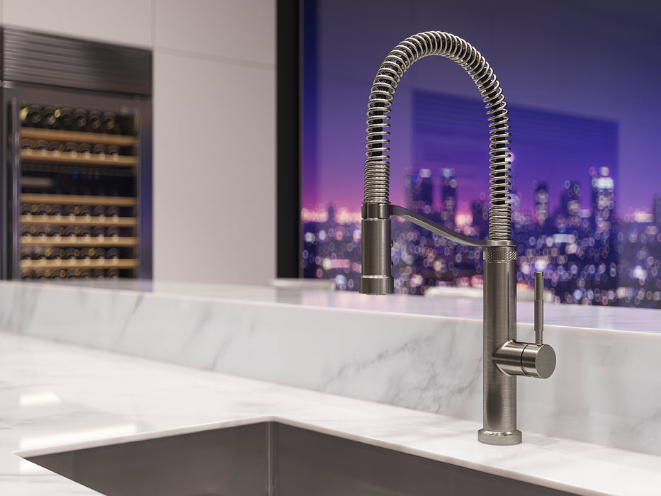 Bruton 1-Handle Pull-Down Kitchen Faucet - Pull-Down