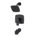 Deckard 1-Handle Tub & Shower Trim - Matte Black - Tub & Shower Trim