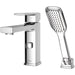 Deckard 1-Handle Roman Tub Faucet and Hand Shower - Polished Chrome - Tub Faucet