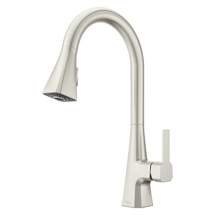 Frontera 1-Handle Pull-Down Kitchen Faucet - Stainless Steel - Pull-Down