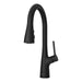 Neera 1-Handle Pull-Down Kitchen Faucet - Matte Black - Pull-Down