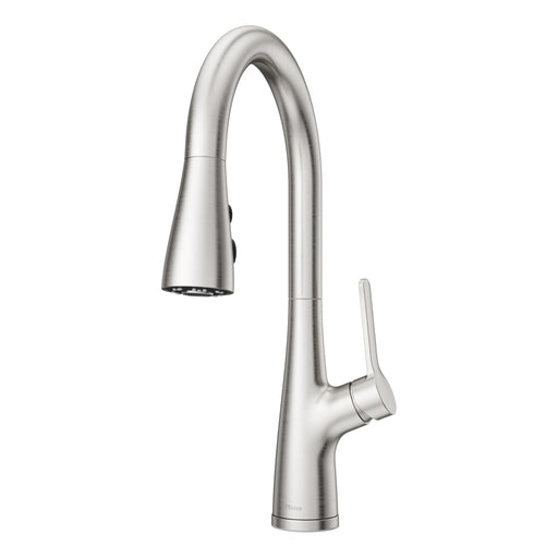 Neera 1-Handle Pull-Down Kitchen Faucet - Stainless Steel - Pull-Down