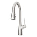 Neera 1-Handle Pull-Down Kitchen Faucet - Stainless Steel - Pull-Down