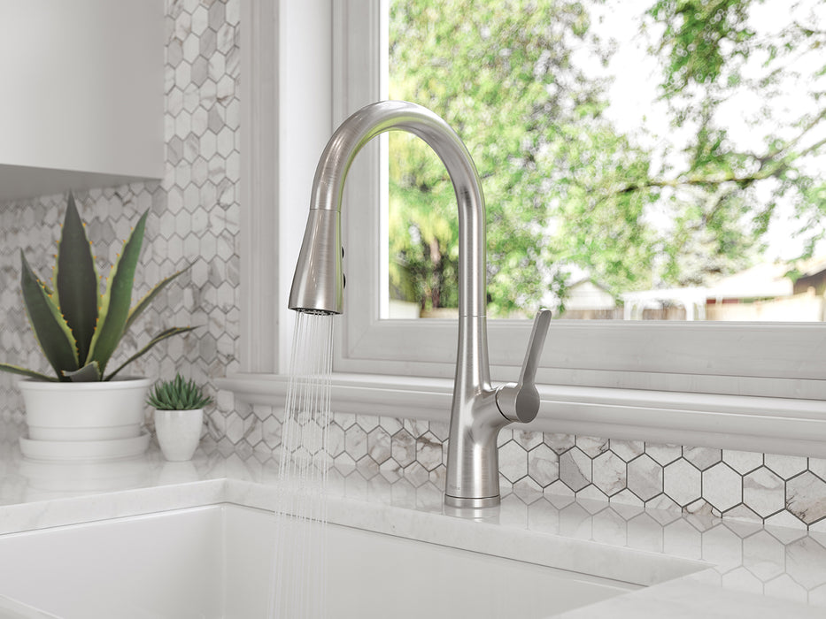 Neera 1-Handle Pull-Down Kitchen Faucet - Pull-Down