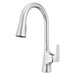 Norden 1-Handle Pull-Down Kitchen Faucet - Stainless Steel - Pull-Down