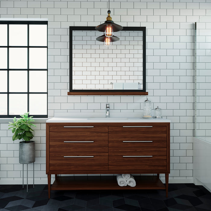 Pfirst Modern Single Control Bathroom Faucet - Single Handle
