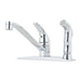 Pfirst Series 1-Handle Kitchen Faucet With Side Spray - Polished Chrome - Single Handle