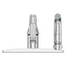 Pfirst Series 1-Handle Kitchen Faucet With Side Spray - Polished Chrome - Single Handle