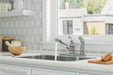 Pfirst Series 1-Handle Kitchen Faucet With Side Spray - Polished Chrome - Single Handle