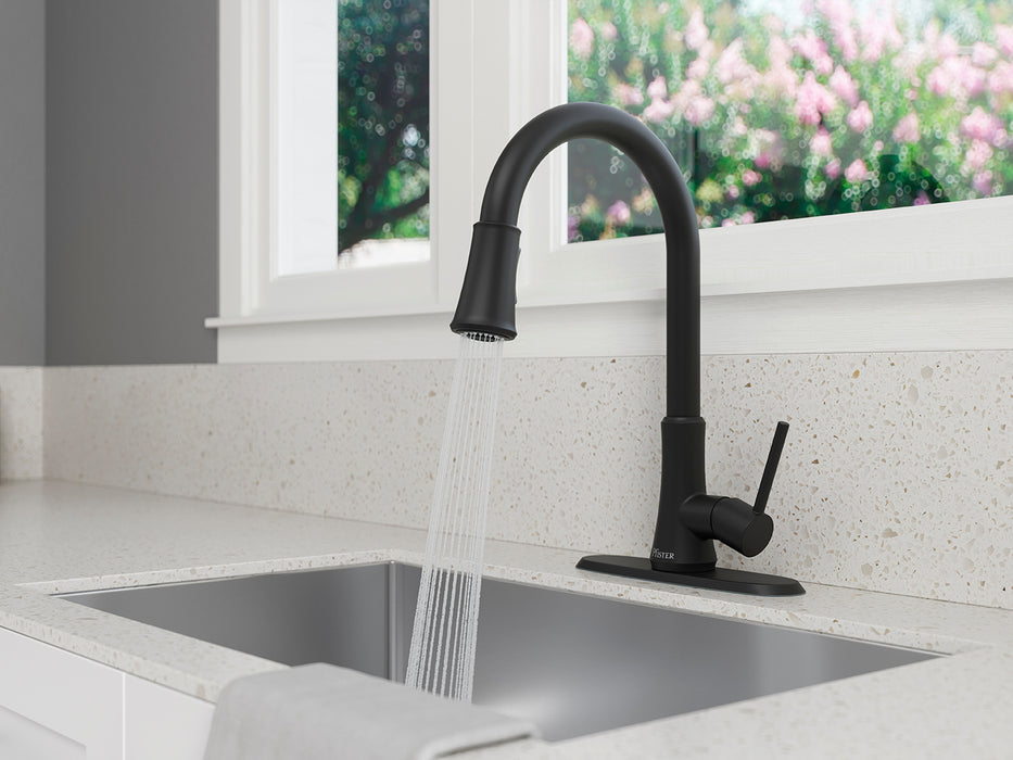 Pfirst Series 1-Handle Pull-Down Kitchen Faucet - Pull-Down