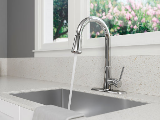 Pfirst Series 1-Handle Pull-Down Kitchen Faucet - Pull-Down