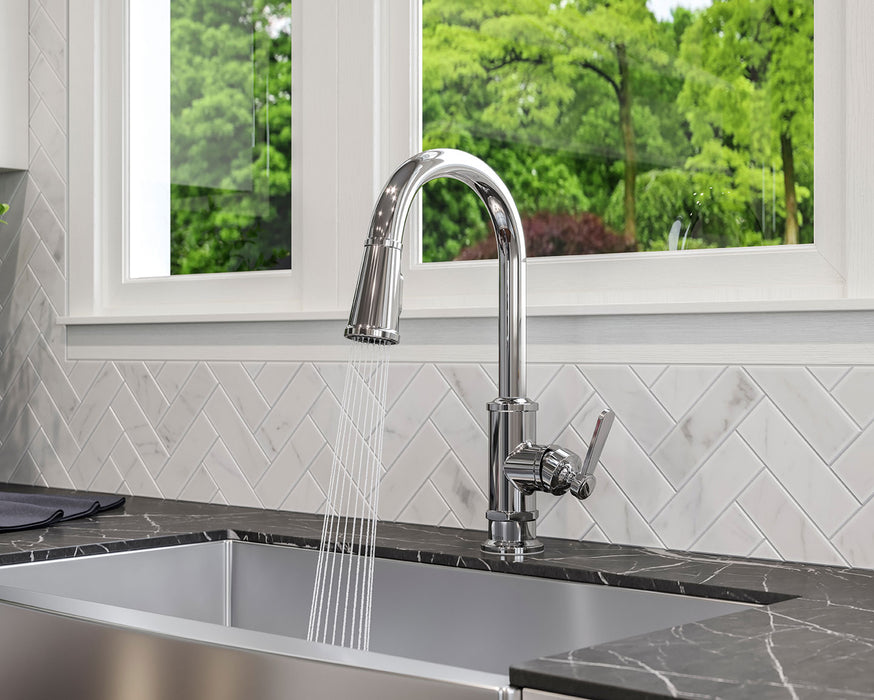 Port Haven 1-Handle Pull-Down Kitchen Faucet - Pull-Down