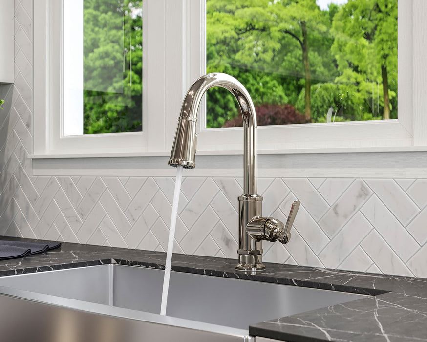 Port Haven 1-Handle Pull-Down Kitchen Faucet - Pull-Down