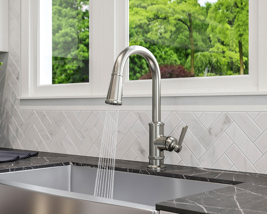Port Haven 1-Handle Pull-Down Kitchen Faucet - Pull-Down