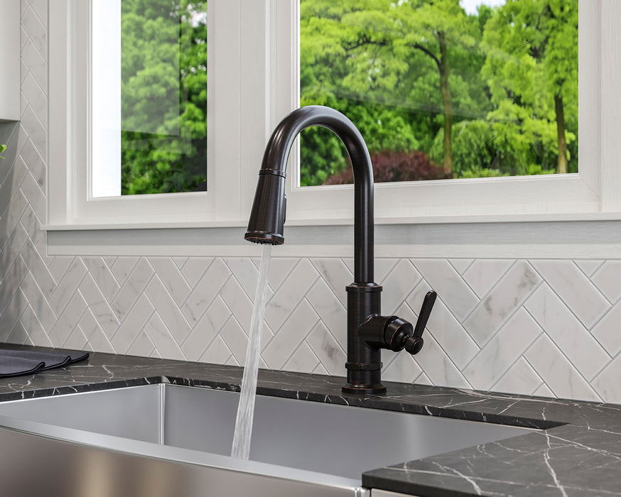 Port Haven 1-Handle Pull-Down Kitchen Faucet - Pull-Down