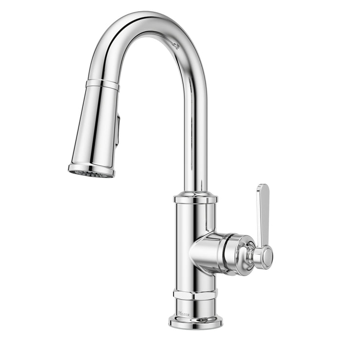 Port Haven 1-Handle Pull-Down Bar & Prep Faucet