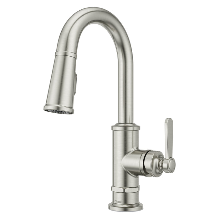 Port Haven 1-Handle Pull-Down Bar & Prep Faucet